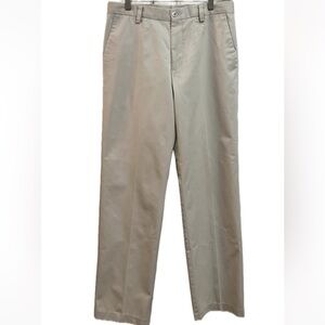 Dockers D 2 sz 32 W x 34 Inseam Stone Khaki twill pants 99% cotton